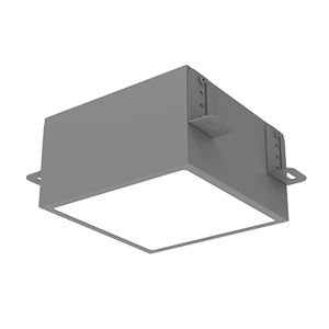 Светодиодный светильник VARTON DL-Grill для потолка Грильято 150х150 мм встраиваемый 24 Вт 3000 К 136х136х75 мм IP40 RAL7045 серый муар диммируемый по протоколу DALI